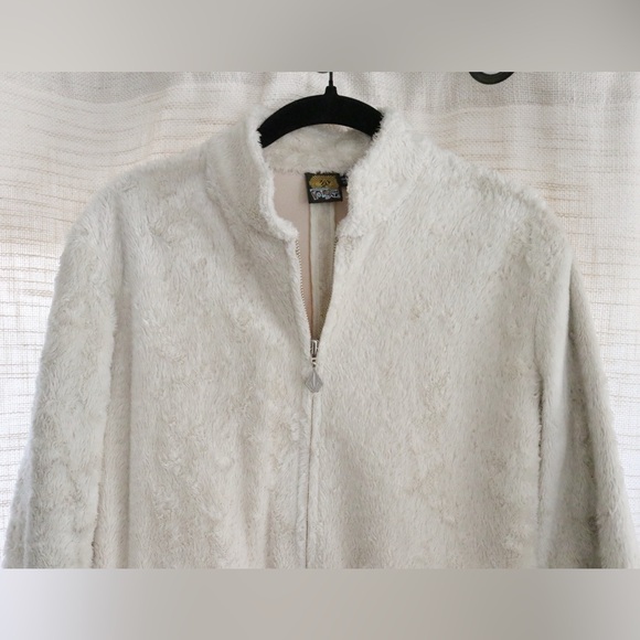 VOLCOM Cozy Beige Teddy Jacket - Picture 2 of 7